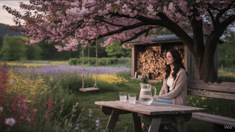 Vítám tě na lavičce pod třešní